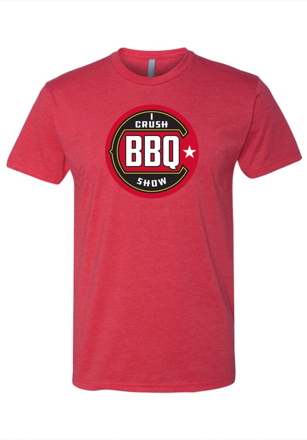 I Crush BBQ Show T-Shirt -Red